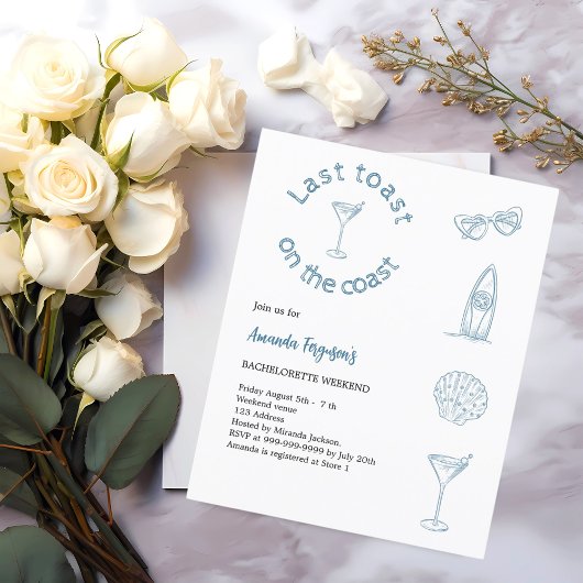 最後のトーストコーストバチェロレッテの週末の招待