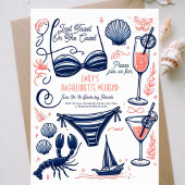 最後のトーストコーストバチェロレッテ週末 招待状