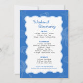 最後のトースト女性のカーボーイビーチバチェロレッテの日程 招待状 (裏面)