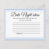 最後のトースト海岸のビーチの日付のナイトカード アドバイスカード (正面)