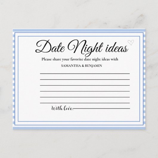 最後のトースト海岸のビーチの日付のナイトカード アドバイスカード (正面)