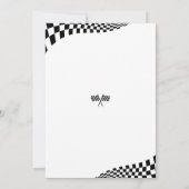 最後のドライブ バチェラーパーティー招待状 招待状 (裏面)