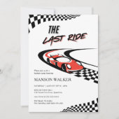 最後のドライブ 結婚前最後の夜の誘い 招待状 (正面)