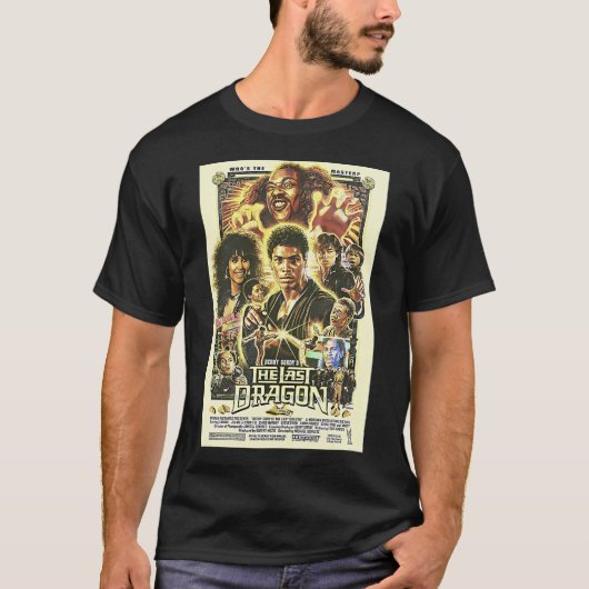 最後のドラゴン映画ポスター Tシャツ (正面)