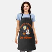 最後のハロウィーンTシャツ以降のハロウィンの準備 エプロン (着用した状態)