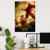 最後のハンター – ソル&カインダ対エシュ ポスター (ホームオフィス)