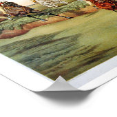 最後のハードル・ヴィンテージ競馬で上手くいかぶさった ポスター (角)