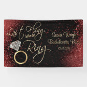 最後のバチェロレッテ – 赤 横断幕 (横)