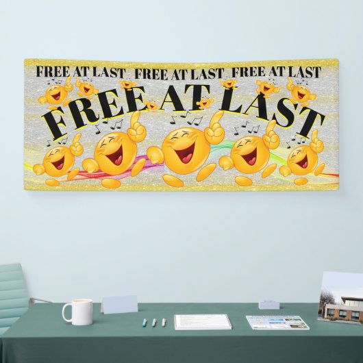 最後のバナーで無料 横断幕 (トレードショー)