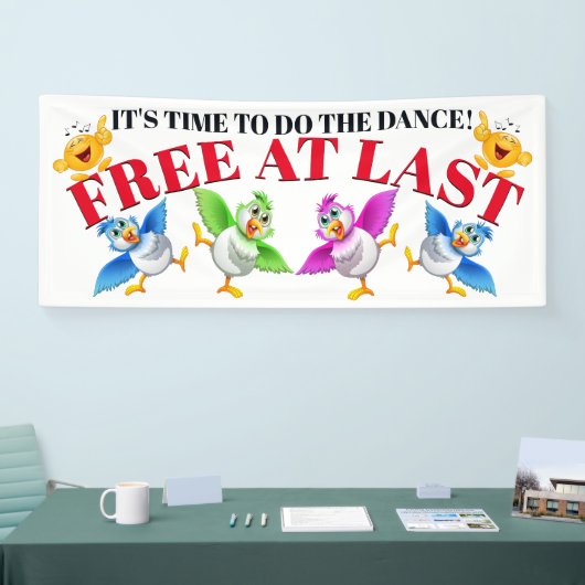 最後のバナーで無料 横断幕 (トレードショー)