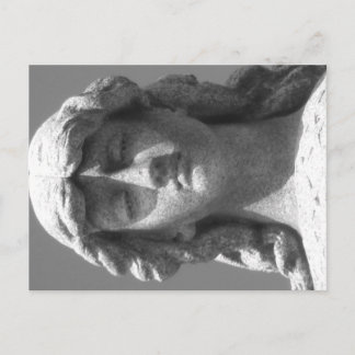 最後のバラ3白黒はがき ポストカード