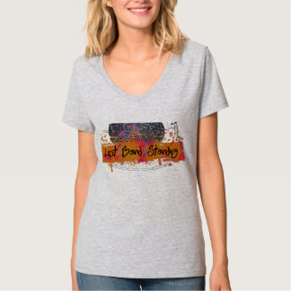 最後のバンド永続的な女性のティー Tシャツ