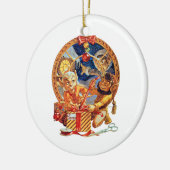 最後のパッケージのクリスマスオーナメント セラミックオーナメント (左)