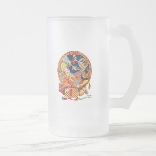 最後のパッケージのマグカップ フロストグラスビールジョッキ (右)