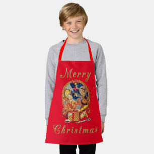 最後のパッケージクリスマス エプロン