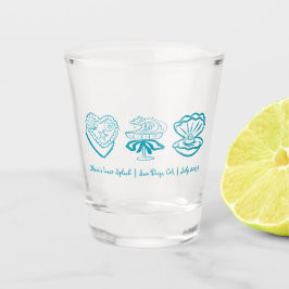 最後のパーソナライズされたスプラッシュバチェロレッテ ショットグラス