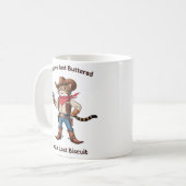 最後のビスケットを食ったばかりだ コーヒーマグカップ (正面左)