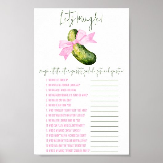 最後のピクルス、シャワーゲームを混ぜよう ポスター (正面)