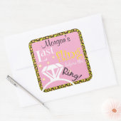 最後のフリング |お気に入りステッカー スクエアシール (封筒)