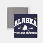 最後のフロンティアであるアラスカ マグネット (正面/裏面)