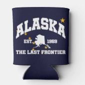 最後のフロンティアであるアラスカ 缶クーラー (裏面)