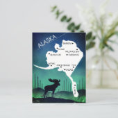 最後のフロンティアのアラスカ ポストカード (スタンド正面)