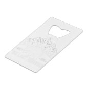 最後のフロンティア北極熊 クレジットカード栓抜き (裏面アングル)