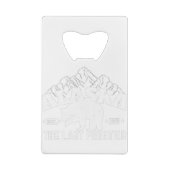 最後のフロンティア北極熊 クレジットカード栓抜き (裏面)