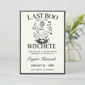 最後のブーを実行する前にバチェロレッテの旅程 招待状 (スタンド正面)