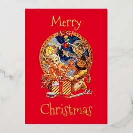 最後のプレゼント 箔シーズンカード