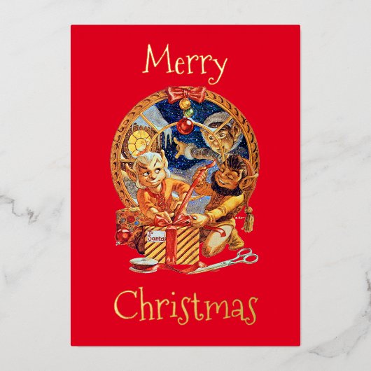 最後のプレゼント 箔シーズンカード (正面)