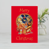 最後のプレゼント 箔シーズンカード (立ち正面)