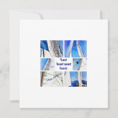 最後のボートナウト最も軽く芸術的ピュン白い帆 セーブザデート (裏面)