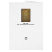 最後のメニューRMSタイタニック (裏面)