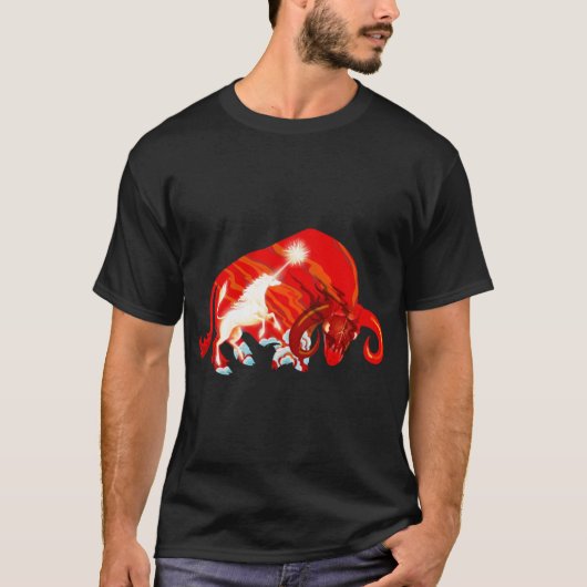 最後のユニコーンがレッドブル一族を倒す Tシャツ (正面)
