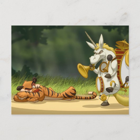 最後のユニコーンのポストカード ポストカード (正面)