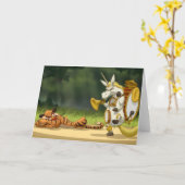 最後のユニコーンカー空白のド(内部) カード (黄色い花)