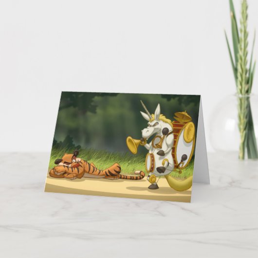 最後のユニコーンカー空白のド(内部) カード (正面)