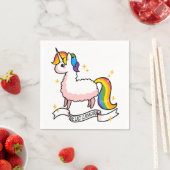 最後のラマコーン スタンダードカクテルナプキン (インサイチュ)