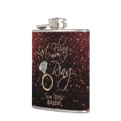 最後のリングや輪 – 赤 フラスク (左)