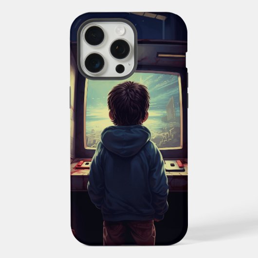 最後のレベル | レトロゲームの夢 iPhoneケース (裏面)