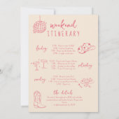 最後のロデオバチェロレッテ週末ファンキーの手引き 招待状 (裏面)