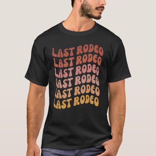 最後のロデオ独身パーティーの衣装プレゼントナッシュ Tシャツ (正面)