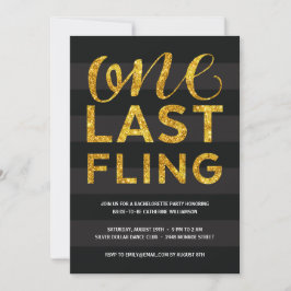 最後の一発 | グリッタールックバチェロレッテ 招待状