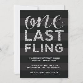 最後の一発 | グリッタールックバチェロレッテ 招待状