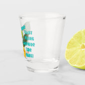 最後の一羽の熱帯バチェロレッテ ショットグラス (右)