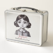 最後の世紀の水の色の完璧な小さな女の子 メタルランチボックス (正面)