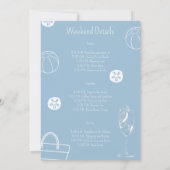 最後の乾杯は海岸中の独身者に捧げられた 招待状 (裏面)