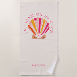最後の乾杯 オン ザ コースト ビーチ ブライズメイド パーティー ビーチタオル