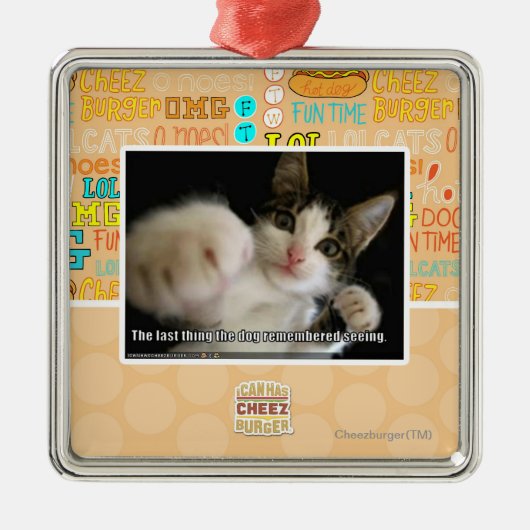 最後の事 メタルオーナメント (正面)